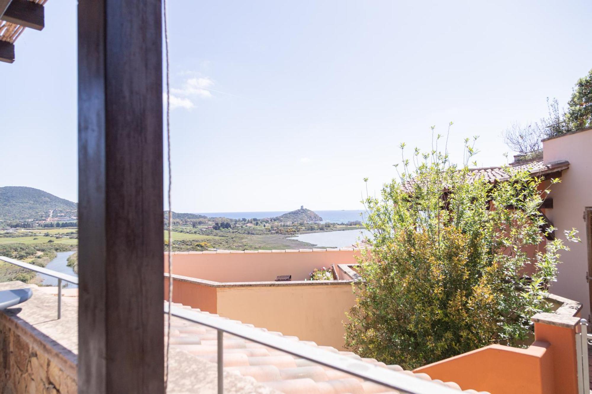 Residenza Del Barone Villa Zoe Chia - Vista Mare Zewnętrze zdjęcie